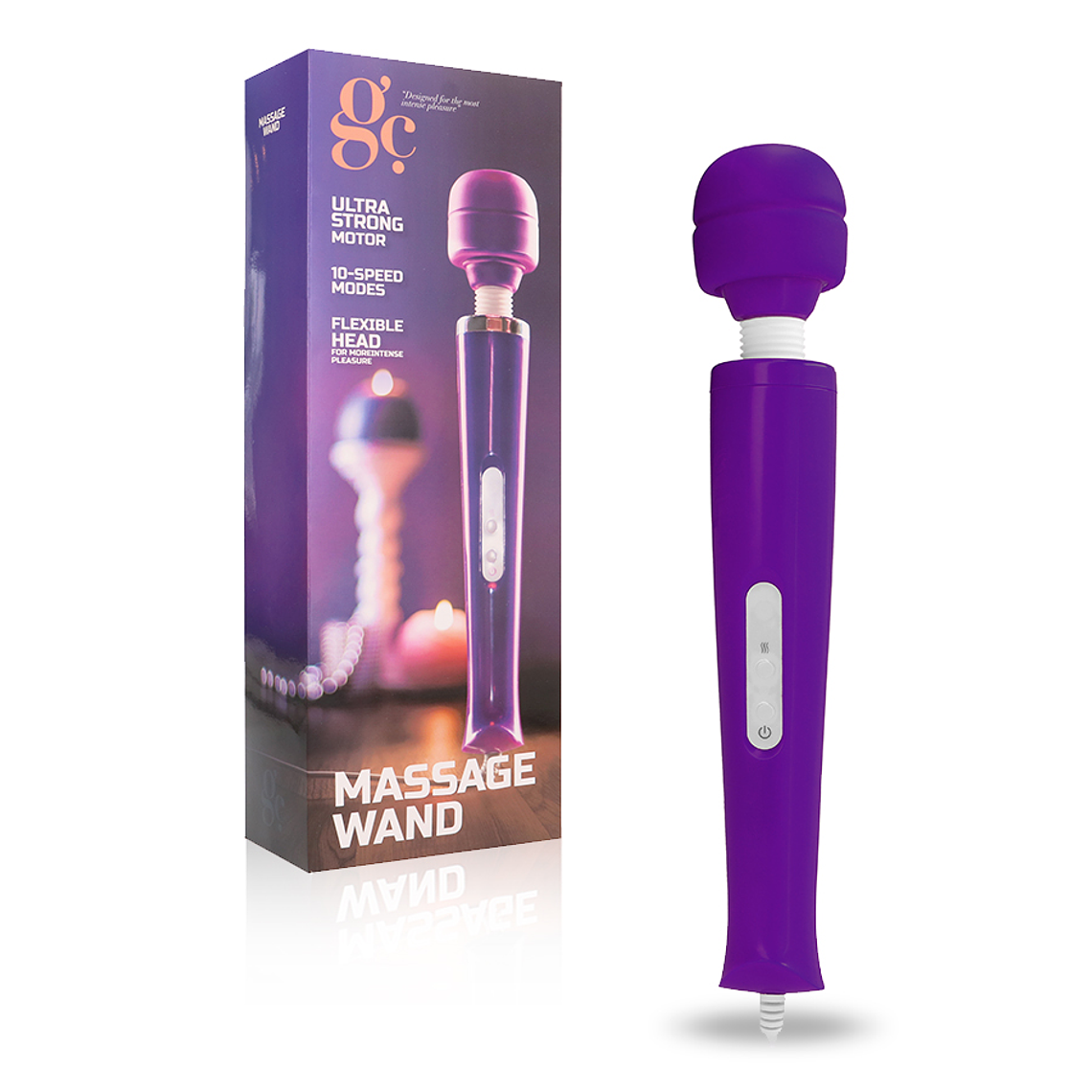MASSAJADOR GC MASSAGE WAND ROXO 2