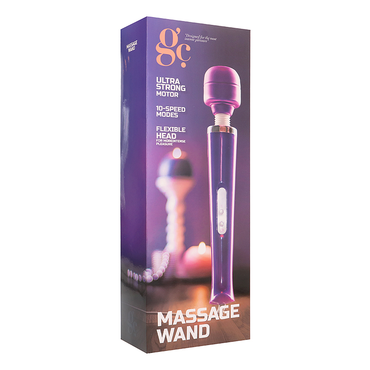 MASSAJADOR GC MASSAGE WAND ROXO 3