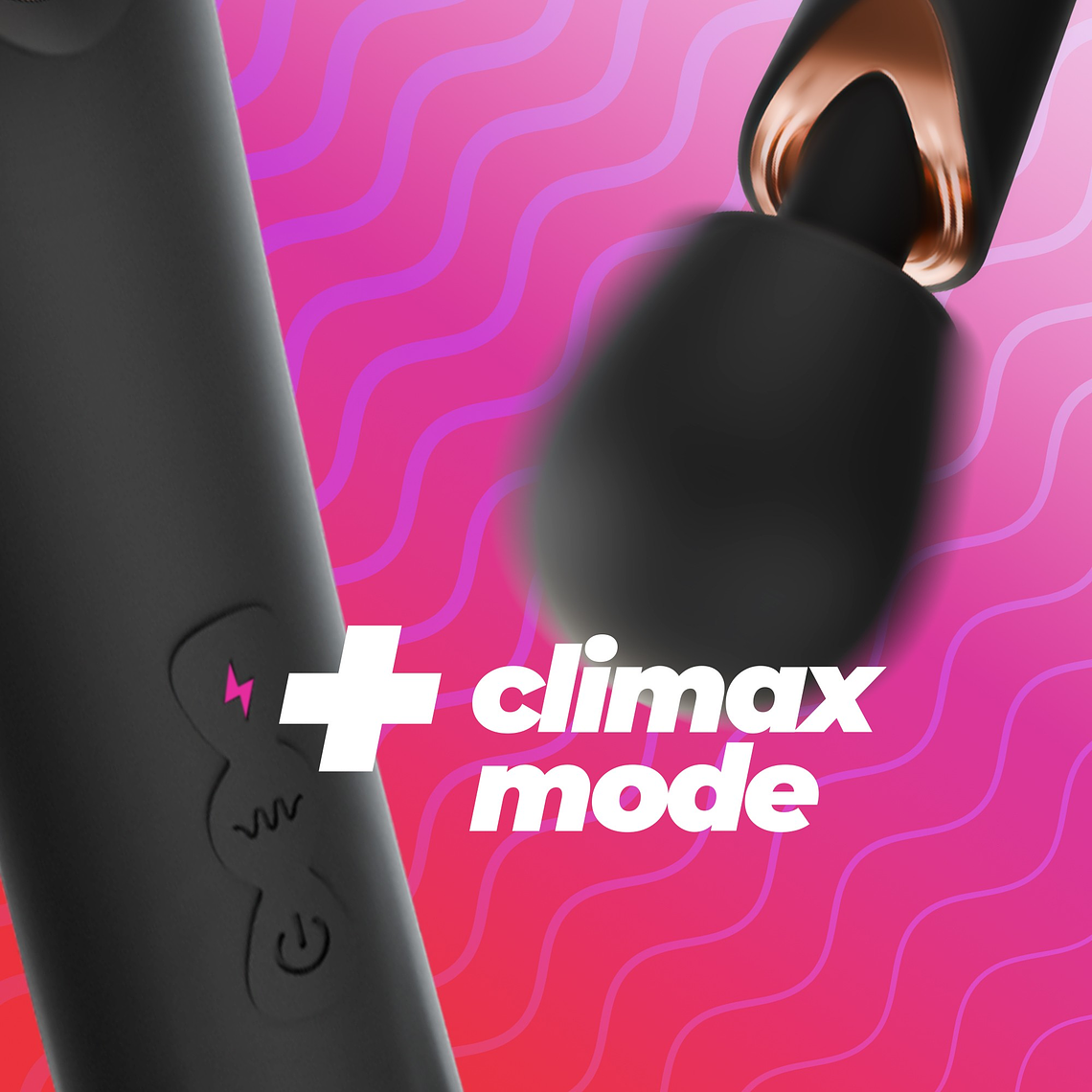 HOLLY MASSAJADOR VARINHA RECARREGÁVEL PRETO CRUSHIOUS 10