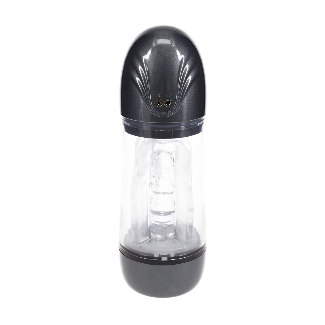 BOMBA DE MASTURBAÇÃO COM SUCÇÃO E VIBRAÇÃO SONICPULL MULTIMEDIA ENHANCED GUN METAL PUMPED 4