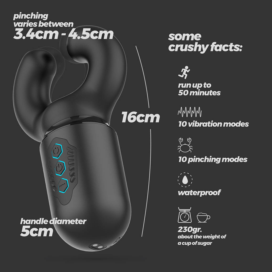 ESTIMULADOR DE PRESSÃO KONG CRUSHIOUS 8