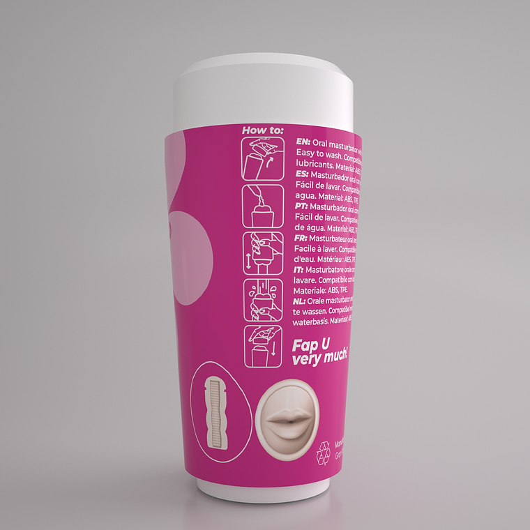 FAPPUCINO SWEET KISS MASTURBADOR ORAL PORTÁTIL CRUSHIOUS 6