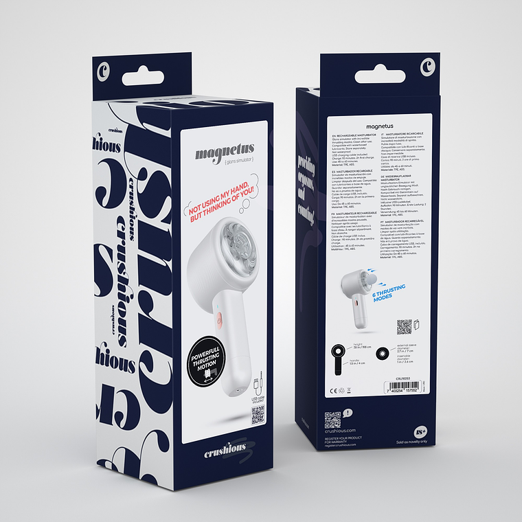 MAGNETUS MASTURBADOR RECARREGÁVEL CRUSHIOUS 7