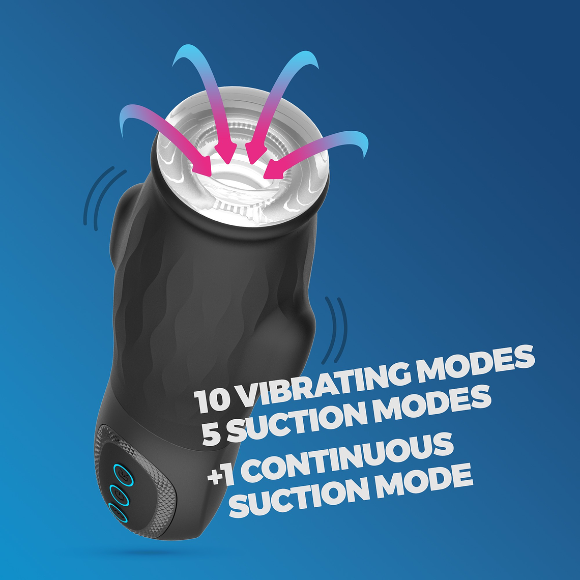 MASTURBADOR COM MANGA AMOVÍVEL, SUCÇÃO E LUBRIFICANTE GRÁTIS GARGANTUA CRUSHIOUS 6