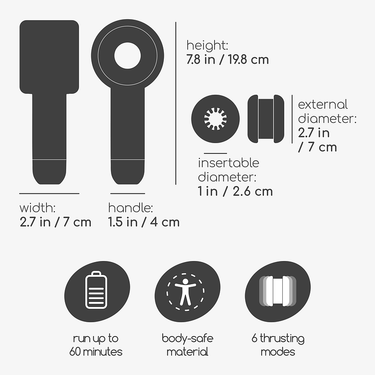 MAGNETUS MASTURBADOR RECARREGÁVEL CRUSHIOUS 8