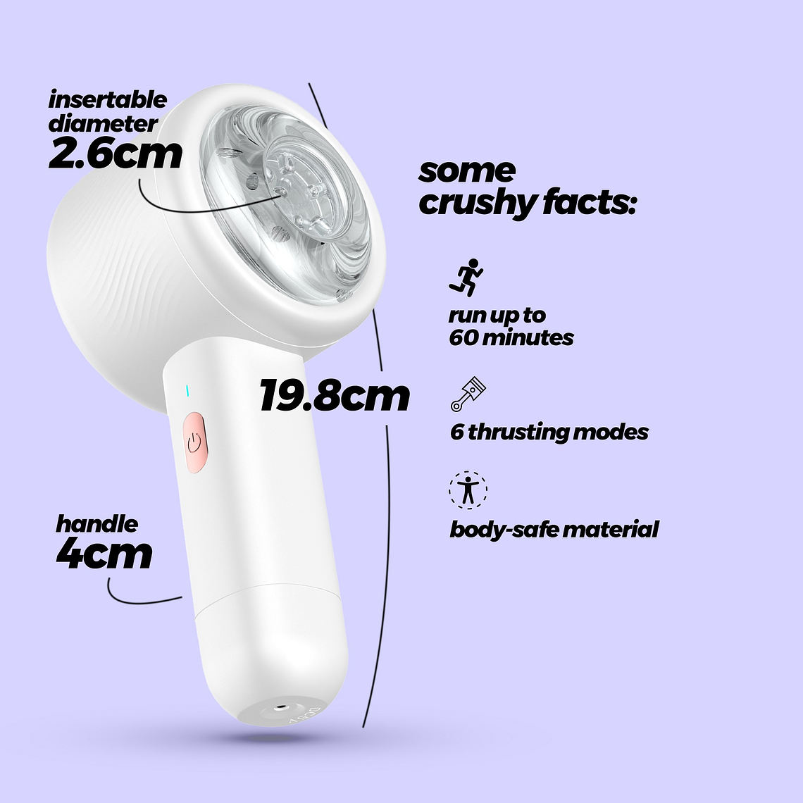 MAGNETUS MASTURBADOR RECARREGÁVEL CRUSHIOUS 10