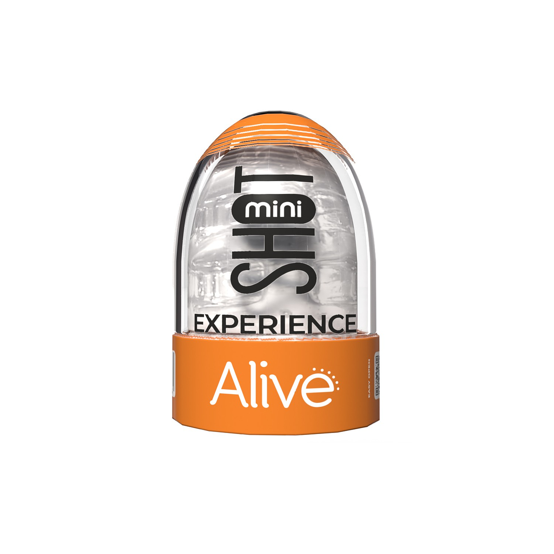 MASTURBADOR MINI SHOT EXPERIENCE ALIVE TRANSPARENTE 1