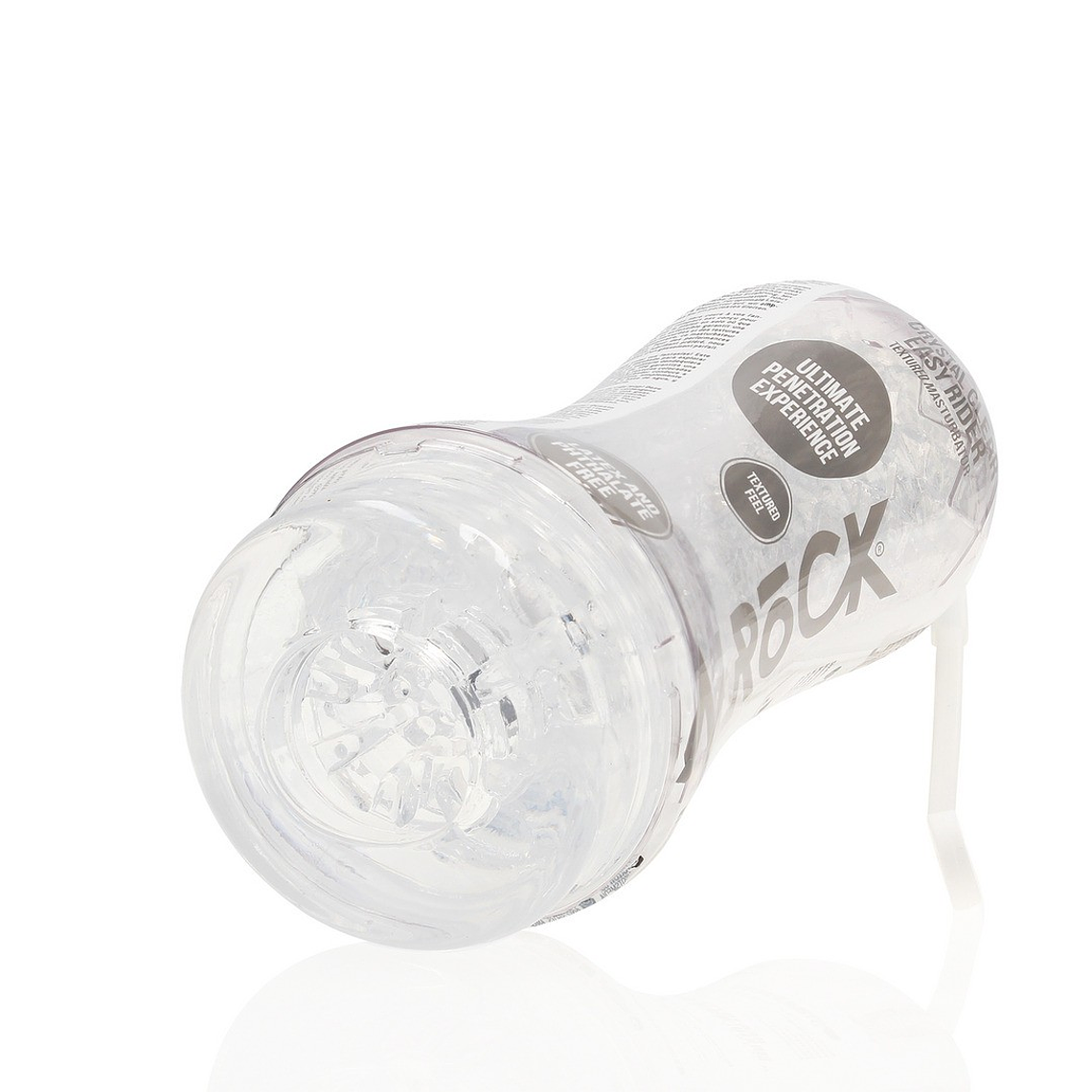 MASTURBADOR TEASY RIDER TEXTURED TRANSPARENTE REALROCK 1