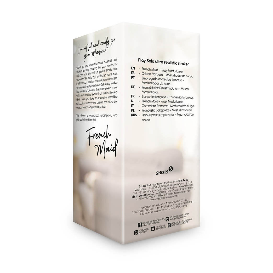 MASTURBADOR VAGINA FRENCH MAID FLESH S-LINE 3