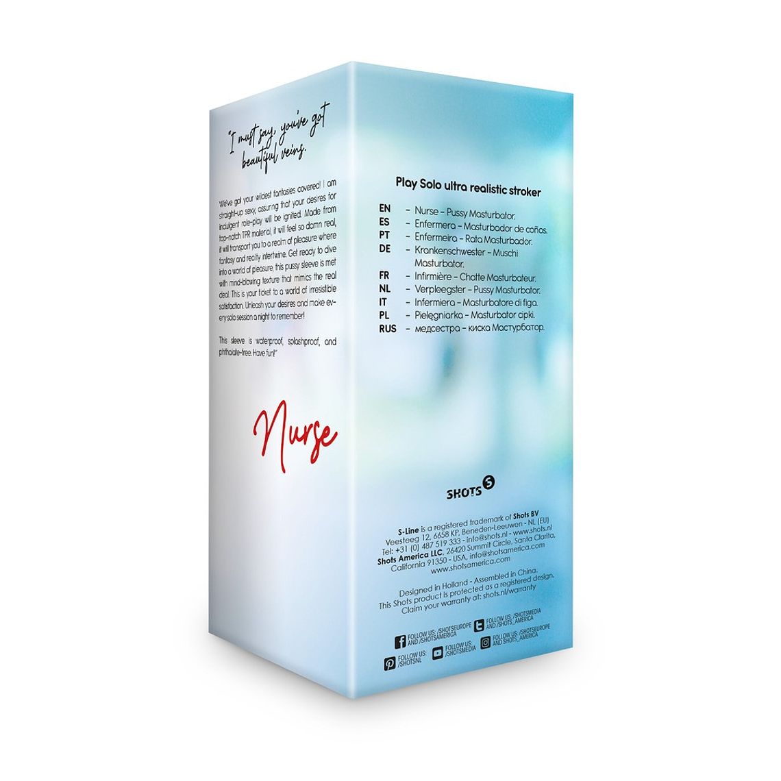 MASTURBADOR VAGINA NURSE TAN S-LINE 3