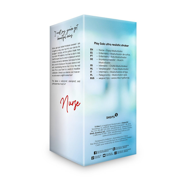 MASTURBADOR VAGINA NURSE TAN S-LINE 3