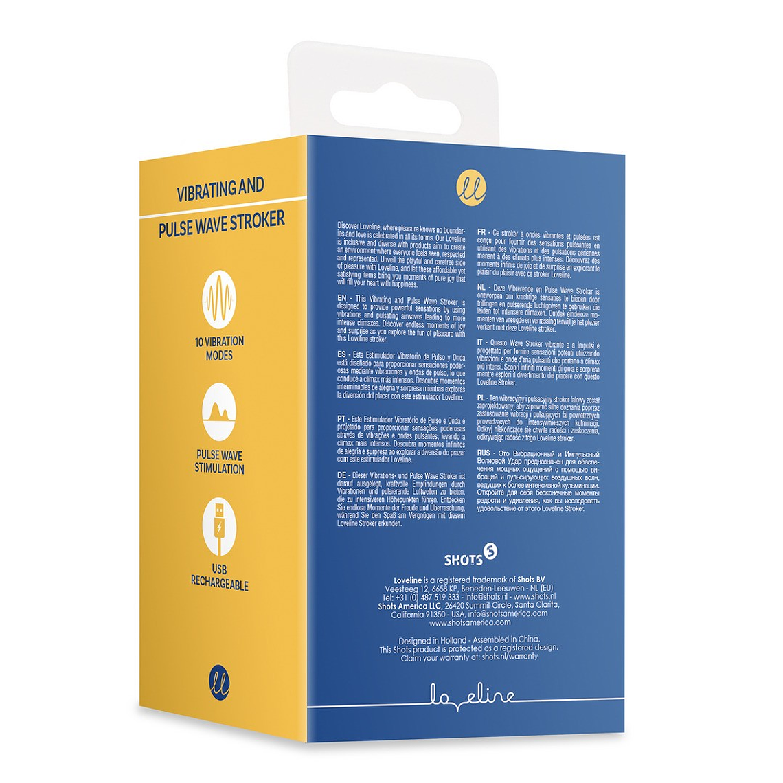 MASTURBADOR VIBRATING AND PULSE WAVE MIDNIGHT HOUR LOVELINE 3