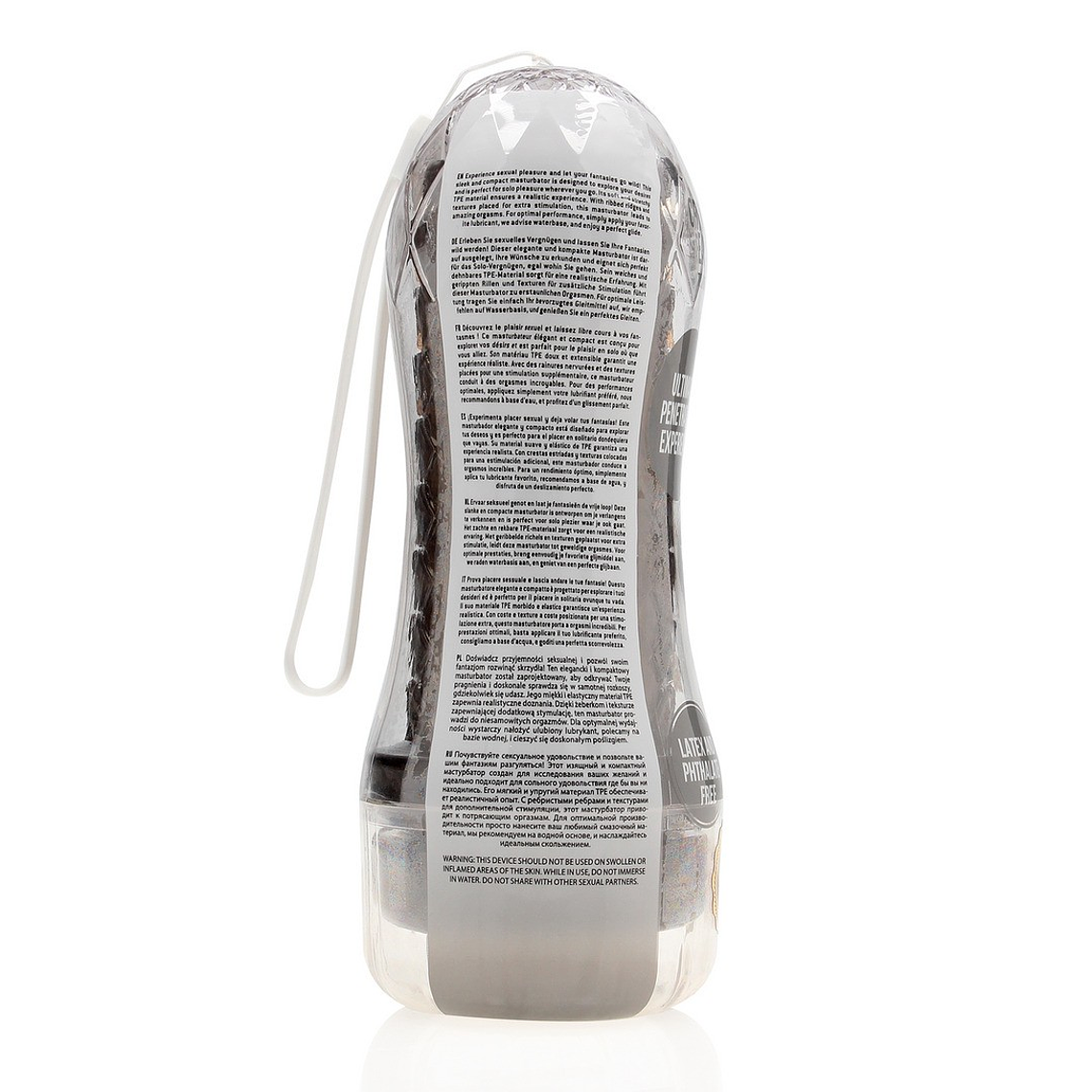 MASTURBADOR TEASY RIDER TEXTURED PRETO REALROCK 3