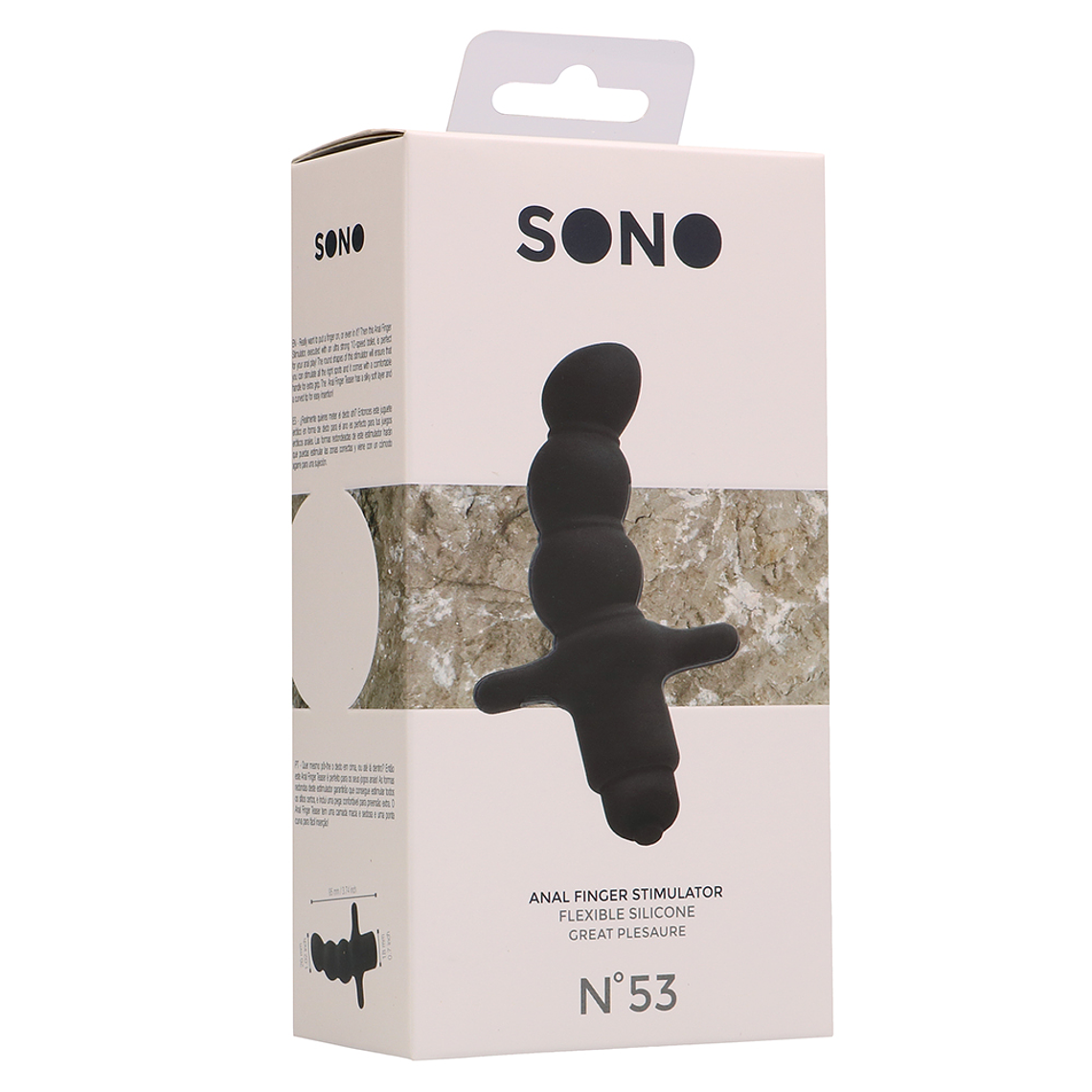 ESTIMULADOR DE PRÓSTATA COM VIBRAÇÃO SONO Nº53 PRETO 3