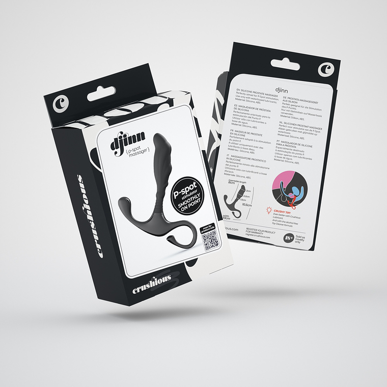 DJINN MASSAJADOR DE PRÓSTATA EM SILICONE CRUSHIOUS 9