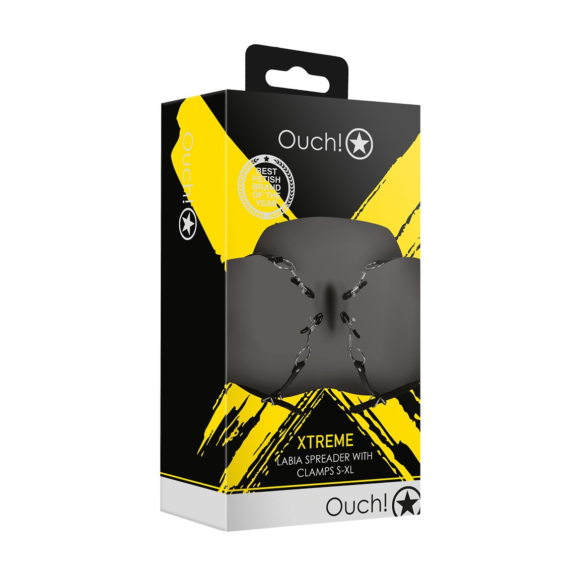 AFASTADORES XTREME LABIA SPREADER WITH CLAMPS PRETO OUCH! 2