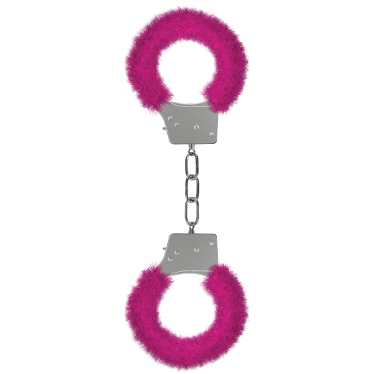 ALGEMAS COM PELUCHE BEGINNER'S FURRY HANDCUFFS ROSA 1