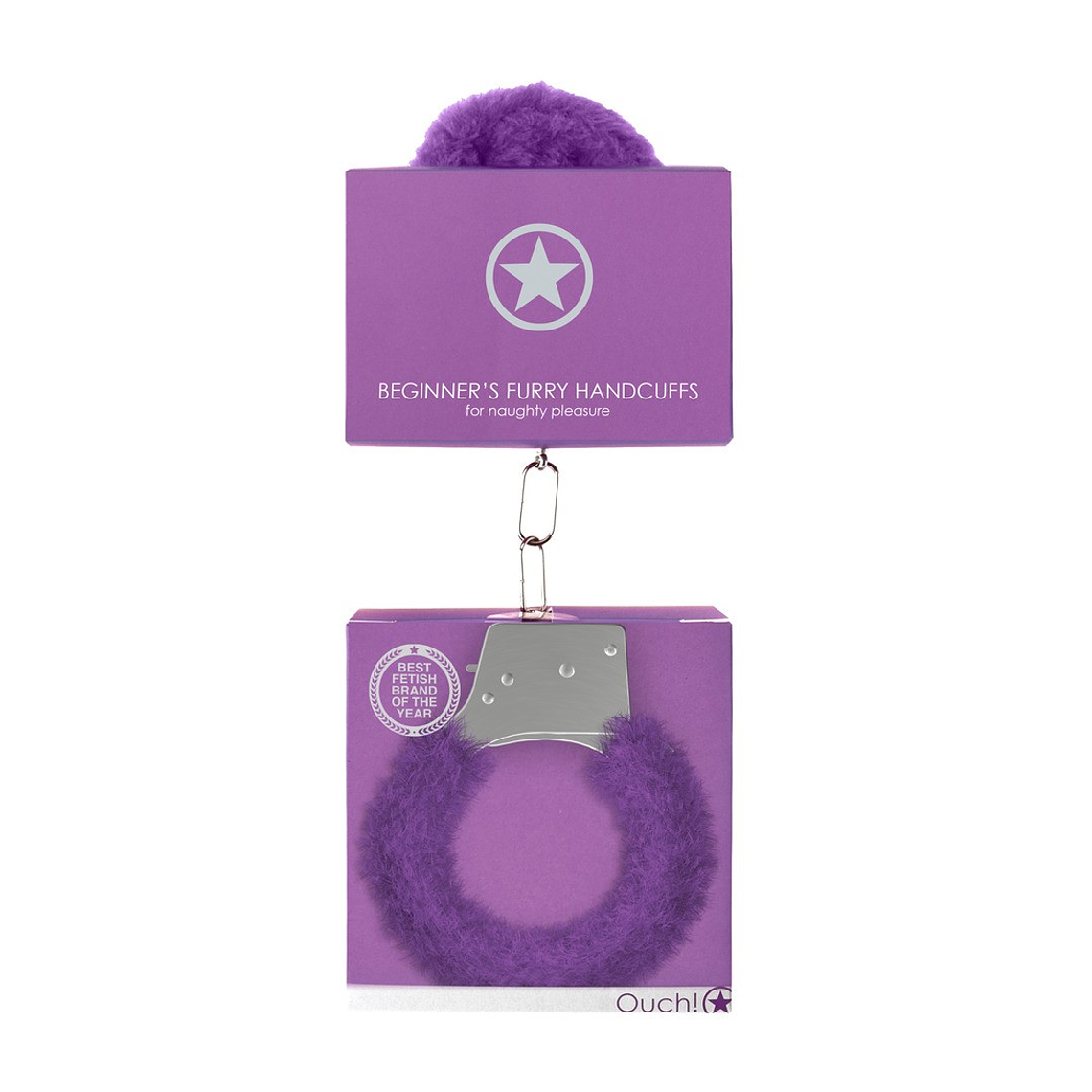 ALGEMAS COM PELUCHE BEGINNER'S FURRY HANDCUFFS ROXAS 2