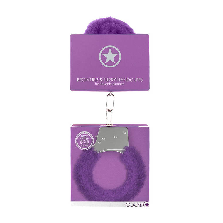 ALGEMAS COM PELUCHE BEGINNER'S FURRY HANDCUFFS ROXAS 2