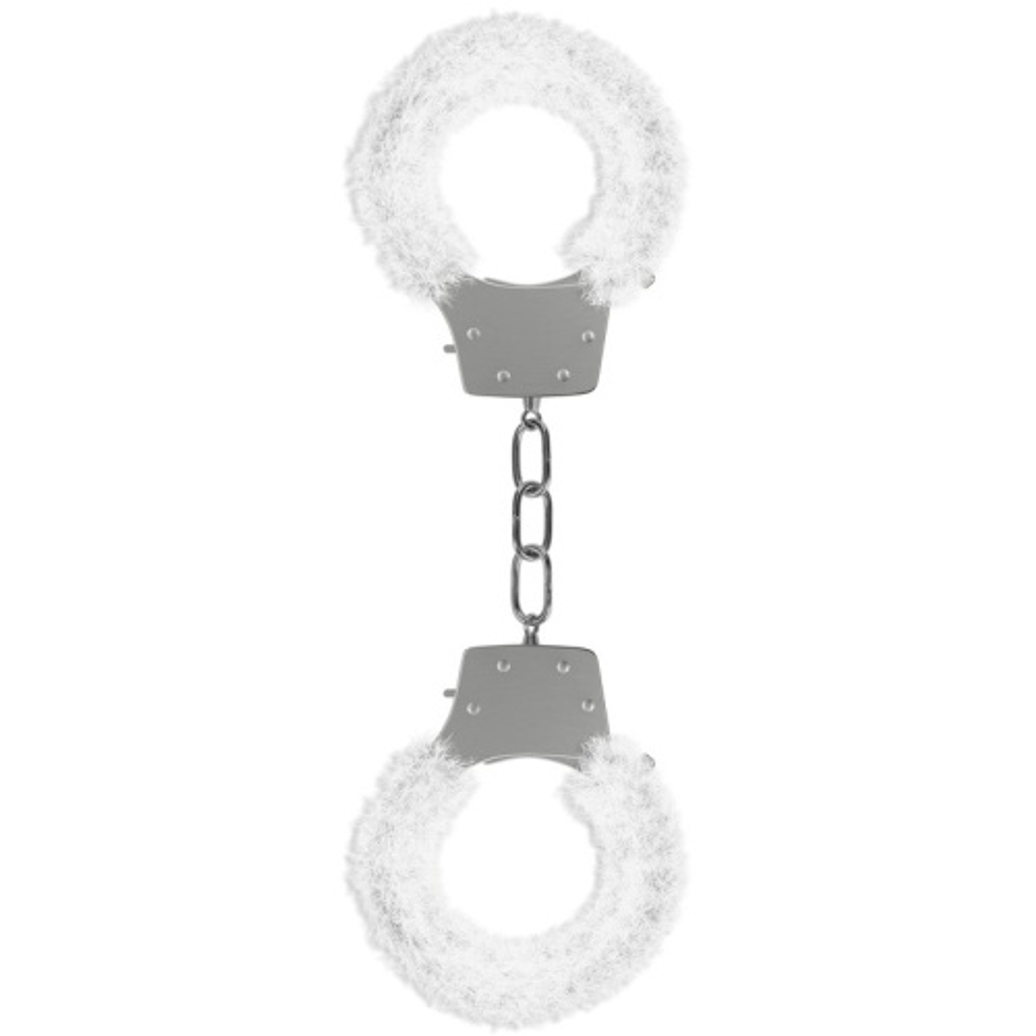 ALGEMAS COM PELUCHE PLEASURE FURRY HANDCUFFS BRANCAS 1