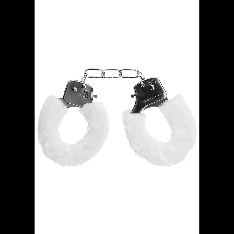 ALGEMAS COM PELUCHE PLEASURE FURRY HANDCUFFS BRANCAS 4