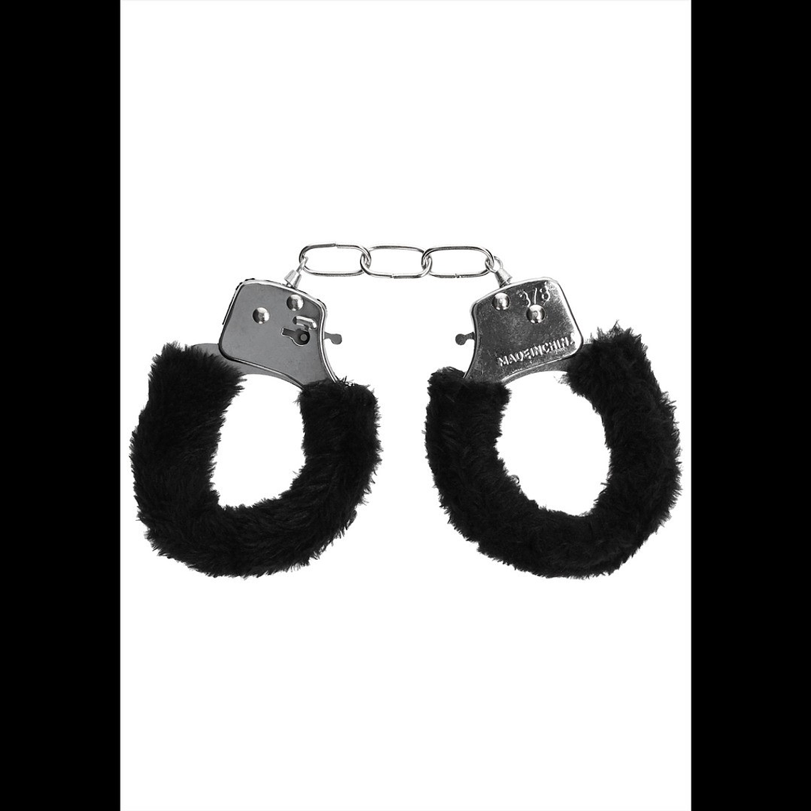ALGEMAS COM PELUCHE PLEASURE FURRY HANDCUFFS PRETAS 4