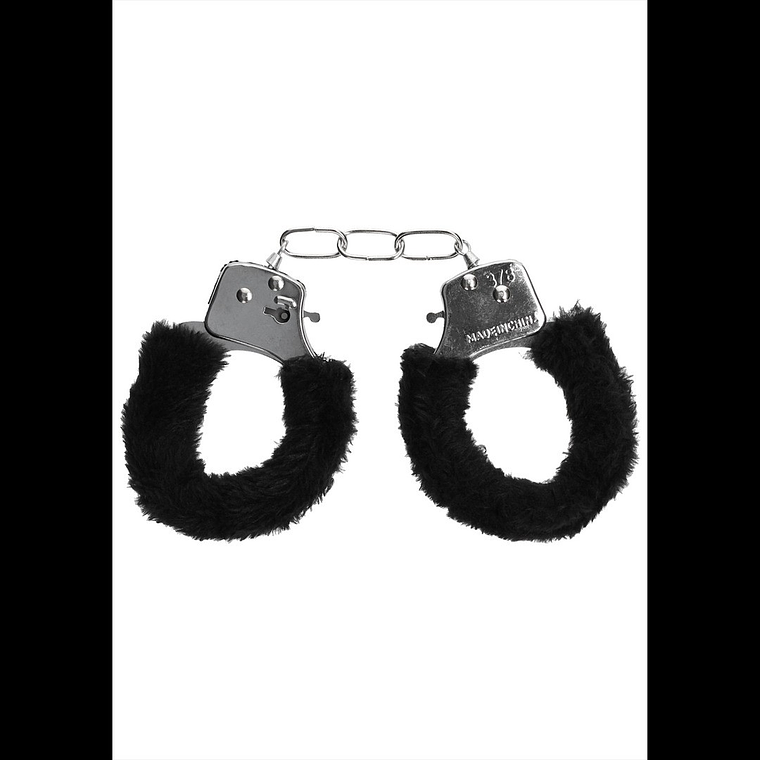 ALGEMAS COM PELUCHE PLEASURE FURRY HANDCUFFS PRETAS 4