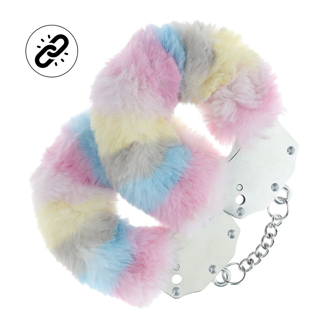 ALGEMAS COM PELÚCIA HEAVY-DUTY FLUFFY MULTICOLOR 2 OUCH! 1