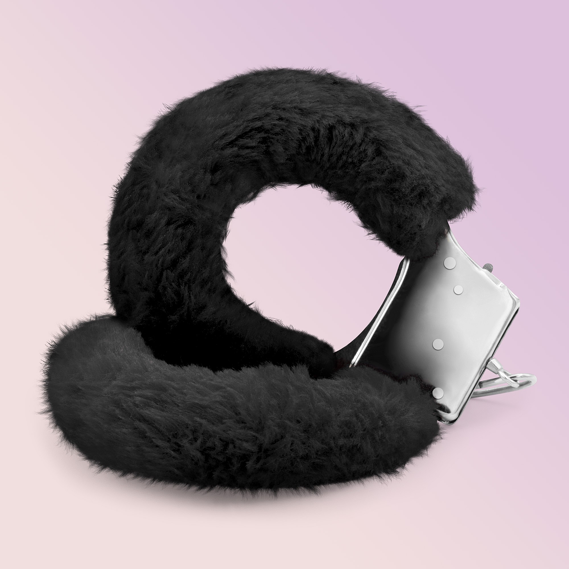 ALGEMAS DE PELUCHE LOVE CUFFS CRUSHIOUS PRETAS 1