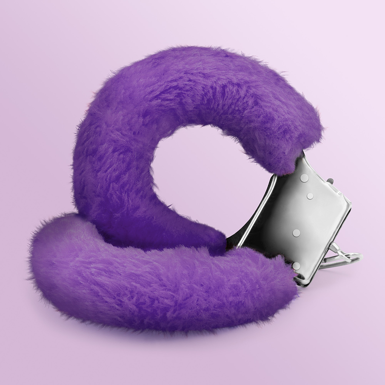 ALGEMAS DE PELUCHE LOVE CUFFS CRUSHIOUS ROXAS 1
