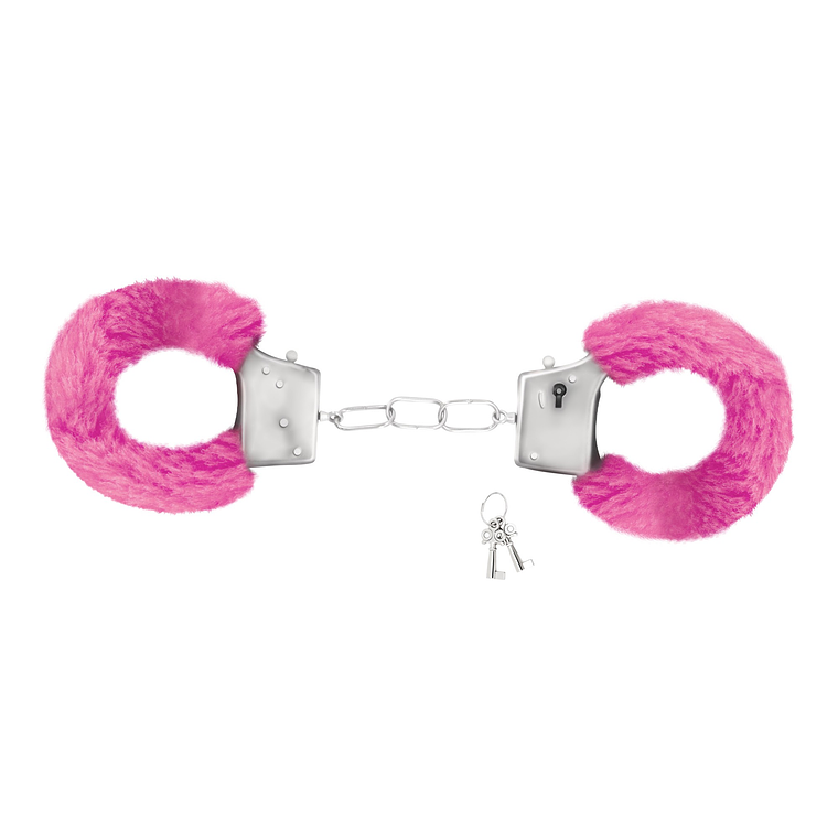 ALGEMAS DE PELUCHE LOVE CUFFS CRUSHIOUS ROSA 2