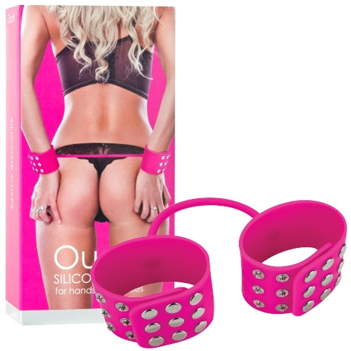 ALGEMAS DE SILICONE SILICONE CUFFS ROSA 2