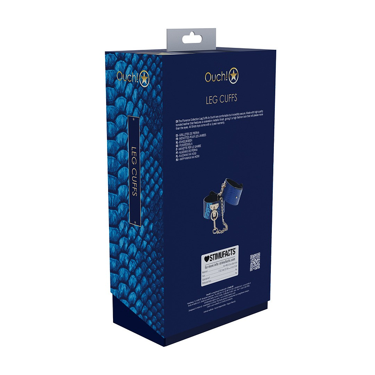 ALGEMAS DE TORNOZELOS FLORENCE COLLECTION AZUL OUCH! 3