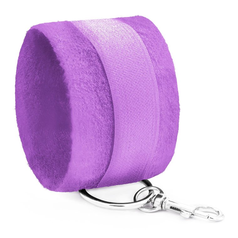 ALGEMAS DE VELCRO TOUGH LOVE COM CORRENTE DE 40CM EXTRA CRUSHIOUS ROXO 4