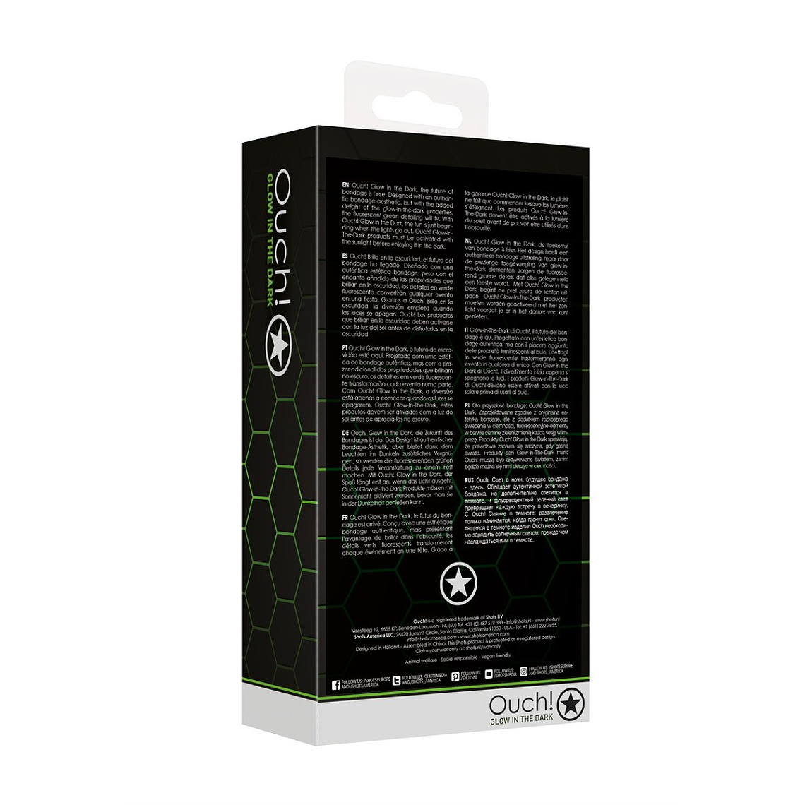 ALGEMAS FLUORESCENTES GLOW IN THE DARK OUCH! 3