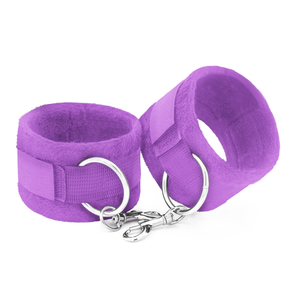ALGEMAS DE VELCRO TOUGH LOVE COM CORRENTE DE 40CM EXTRA CRUSHIOUS ROXO 5