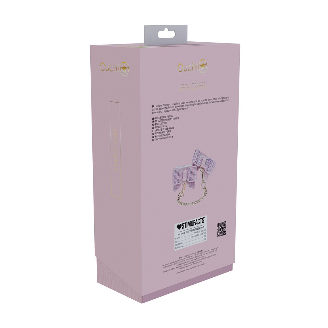 ALGEMAS DE TORNOZELOS PARIS COLLECTION ROSA OUCH! 3