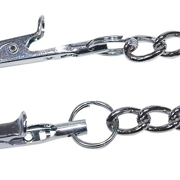 CORRENTE COM PINÇAS PARA OS MAMILOS E CLITÓRIS FETISH COLLECTION 2