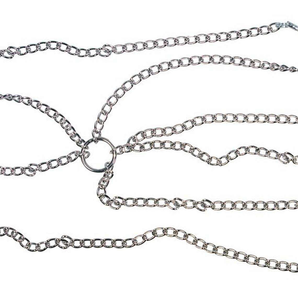 CORRENTE COM PINÇAS PARA OS MAMILOS E CLITÓRIS FETISH COLLECTION 3