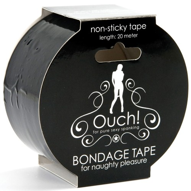FITA OUCH! BONDAGE TAPE PRETA 1