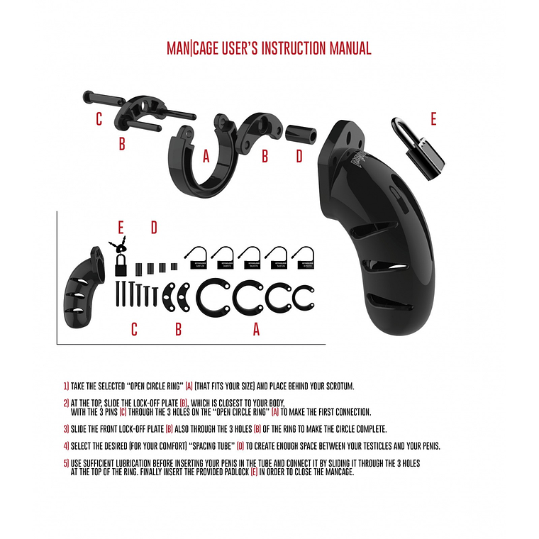 JAULA MAN CAGE 02 PRETA 2