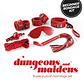 KIT BDSM DUNGEONS & MAIDENS VERMELHO CRUSHIOUS - vignette 1