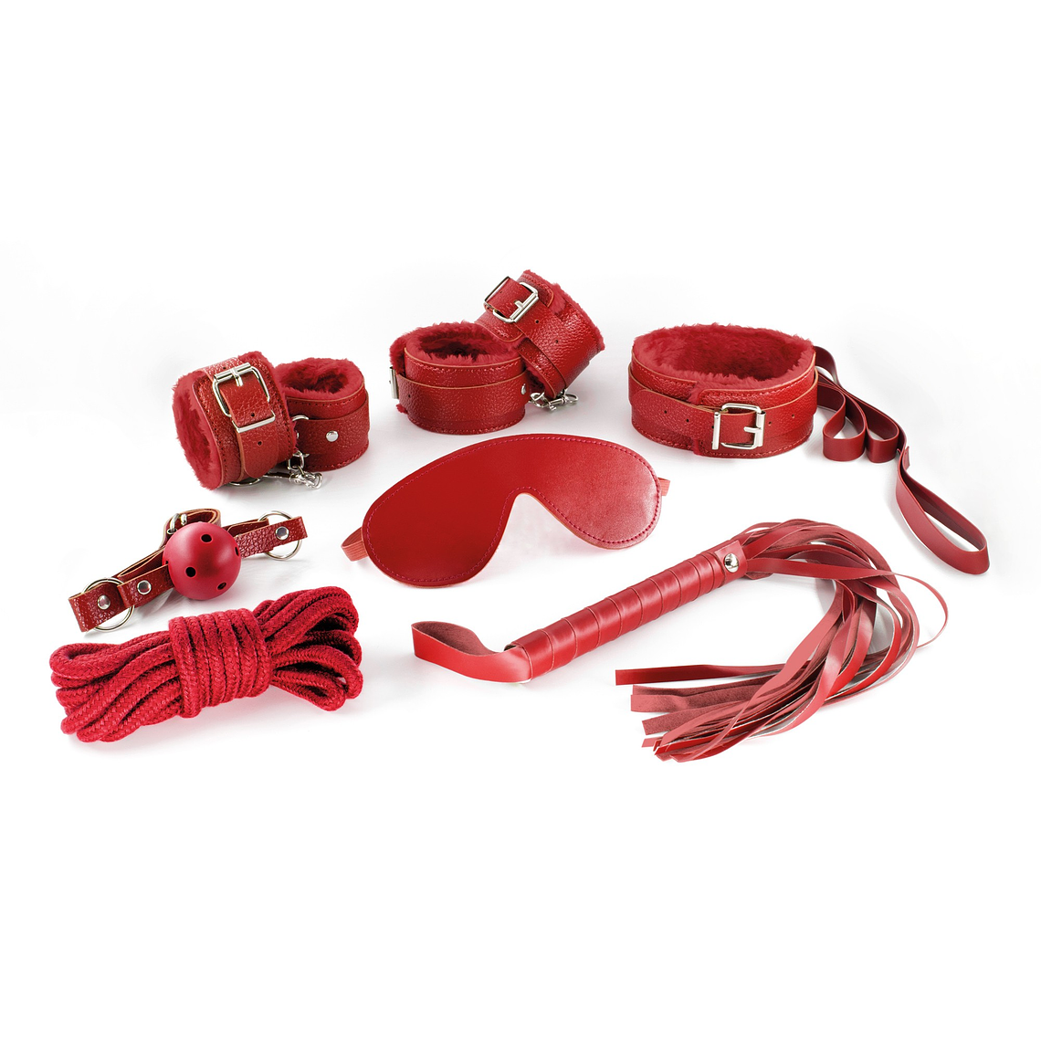 KIT BDSM DUNGEONS & MAIDENS VERMELHO CRUSHIOUS 2