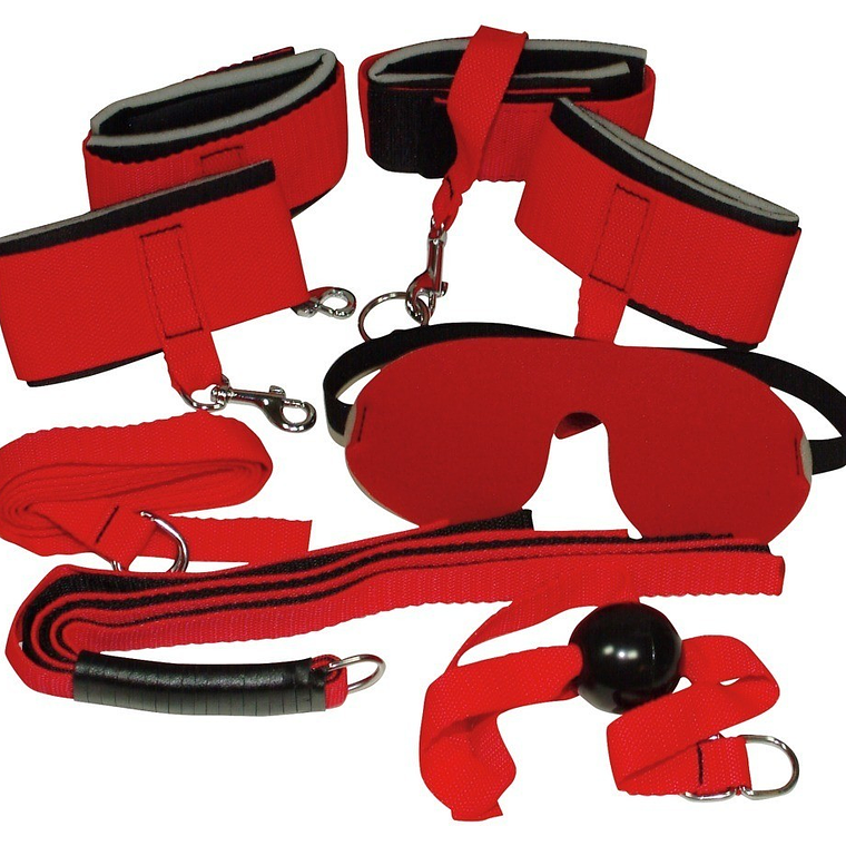KIT BONDAGE SET BAD KITTY VERMELHO 2