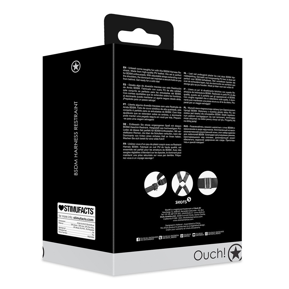 ARNÊS CORPORAL BDSM OUCH! 4