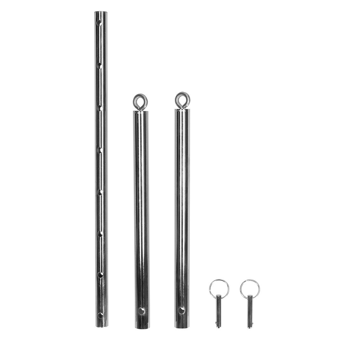 BARRA SEPARADORA ADJUSTABLE SPREADER BAR PRATEADO OUCH! 5