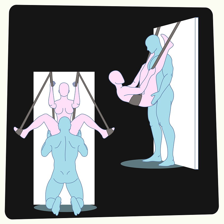 BALOIÇO DE PORTA DELUXE SEX DOOR SWING CRUSHIOUS 11