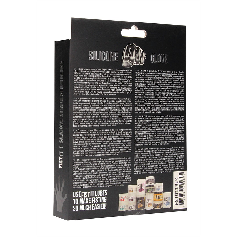 LUVA ESTIMULADORA DE SILICONE FIST IT  3