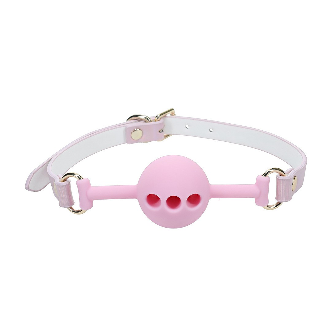 MORDAÇA DE SILICONE RESPIRÁVEL PARIS COLLECTION ROSA OUCH! 1