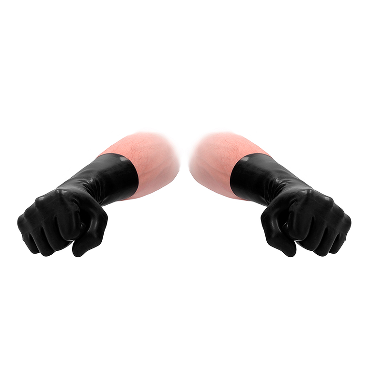 LUVAS DE LATEX FIST IT PRETAS 1